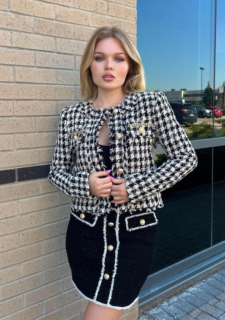 Generation love tweed blazer on sale