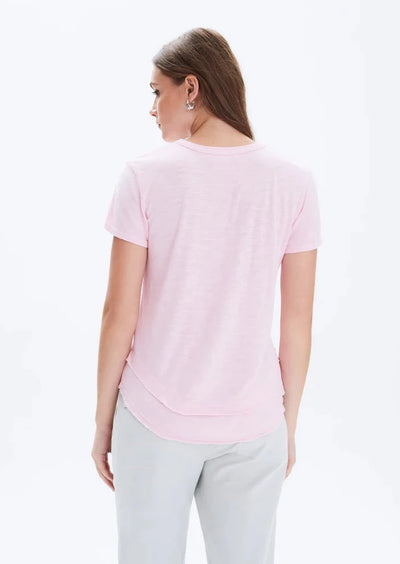 CHRLDR Ava Mock Layer T-shirt - Blush