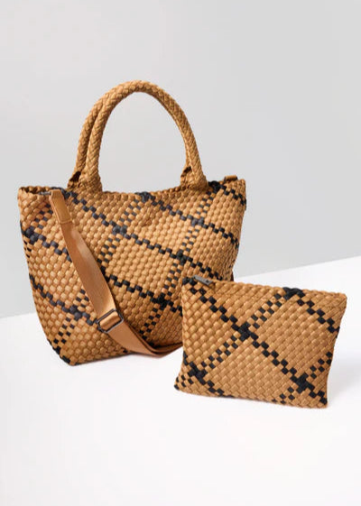 Sol and Selene Sky’s The Limit Medium Tote Sand Black