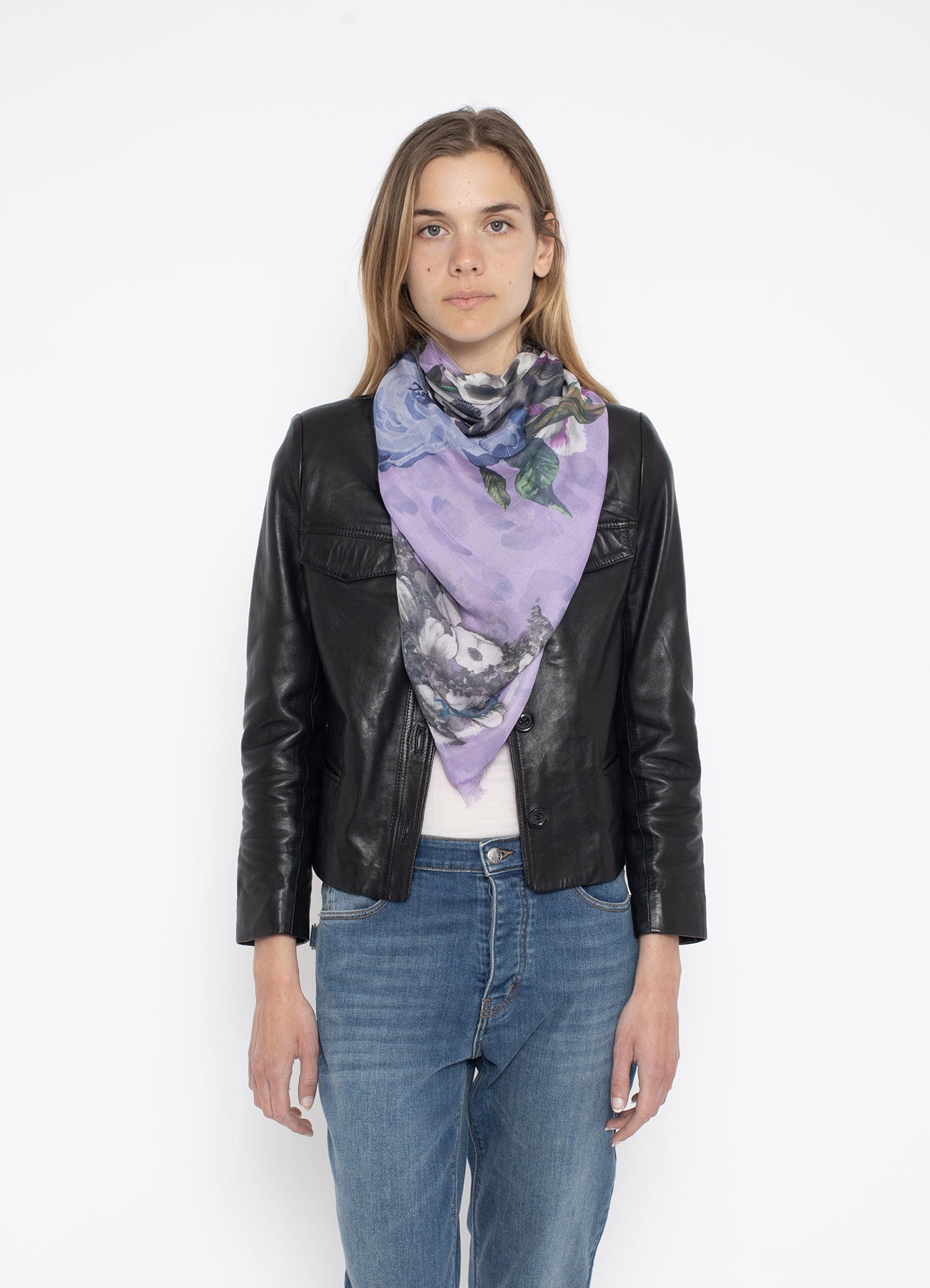 Zadig & Voltaire Kerry Wild Scarf - Purple