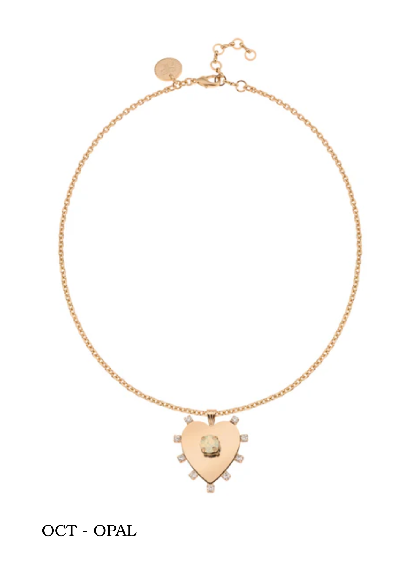 Rebekah Price Heart-Felt Birthstone Necklace