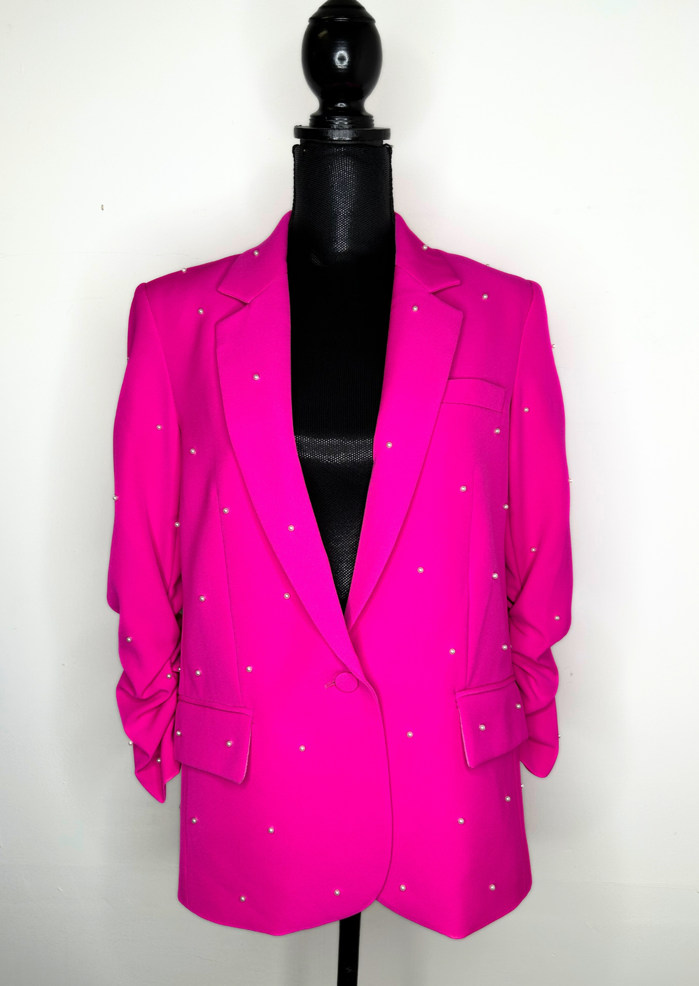 Generation Love Nadia Pearl Blazer - Magenta