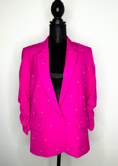 Generation Love Nadia Pearl Blazer - Magenta