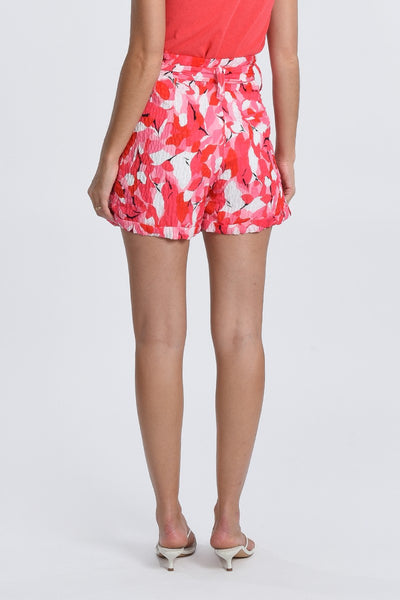 Molly Bracken Floral Print High Waist Shorts - Pink Louise