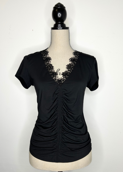 Generation Love Erica Lace Combo Top - Black