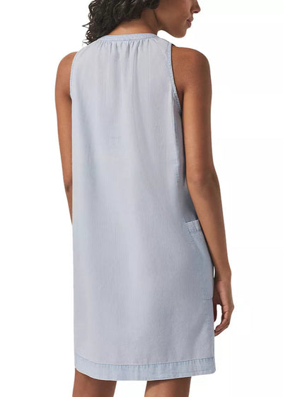 Splendid Charity Indigo Stripe Dress Washed Indigo