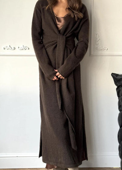 Charli Keira Dress Dark Espresso