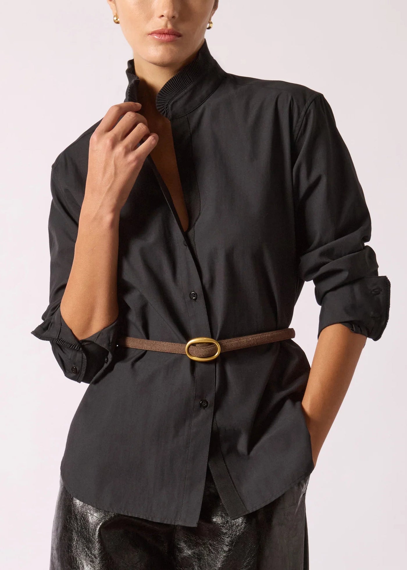 Brochu Walker Easton Shirt Black Onyx
