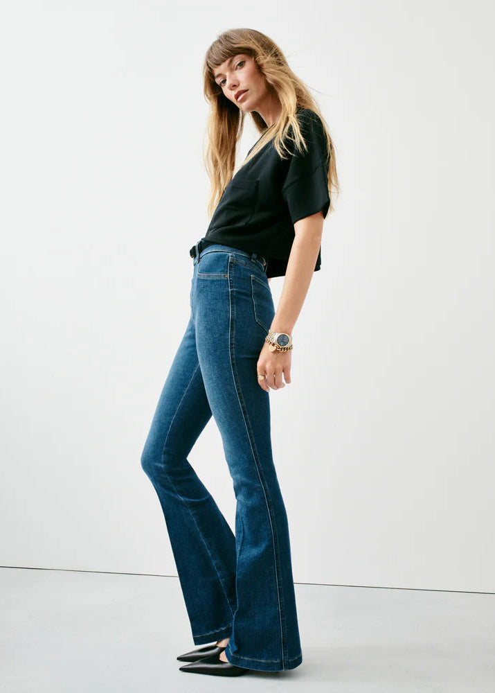 Spanx Flare Jeans Authentic Blue