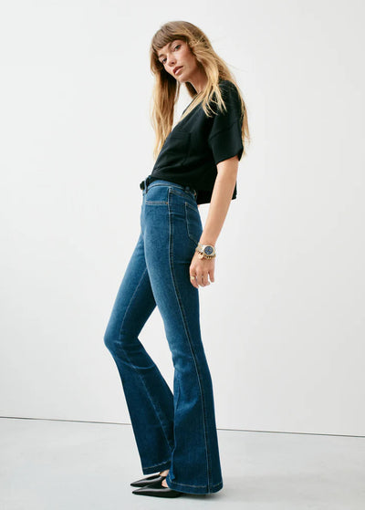 Spanx Flare Jeans Authentic Blue