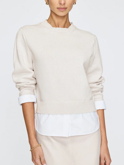 Brochu Walker Mason Looker Top Cloudy White