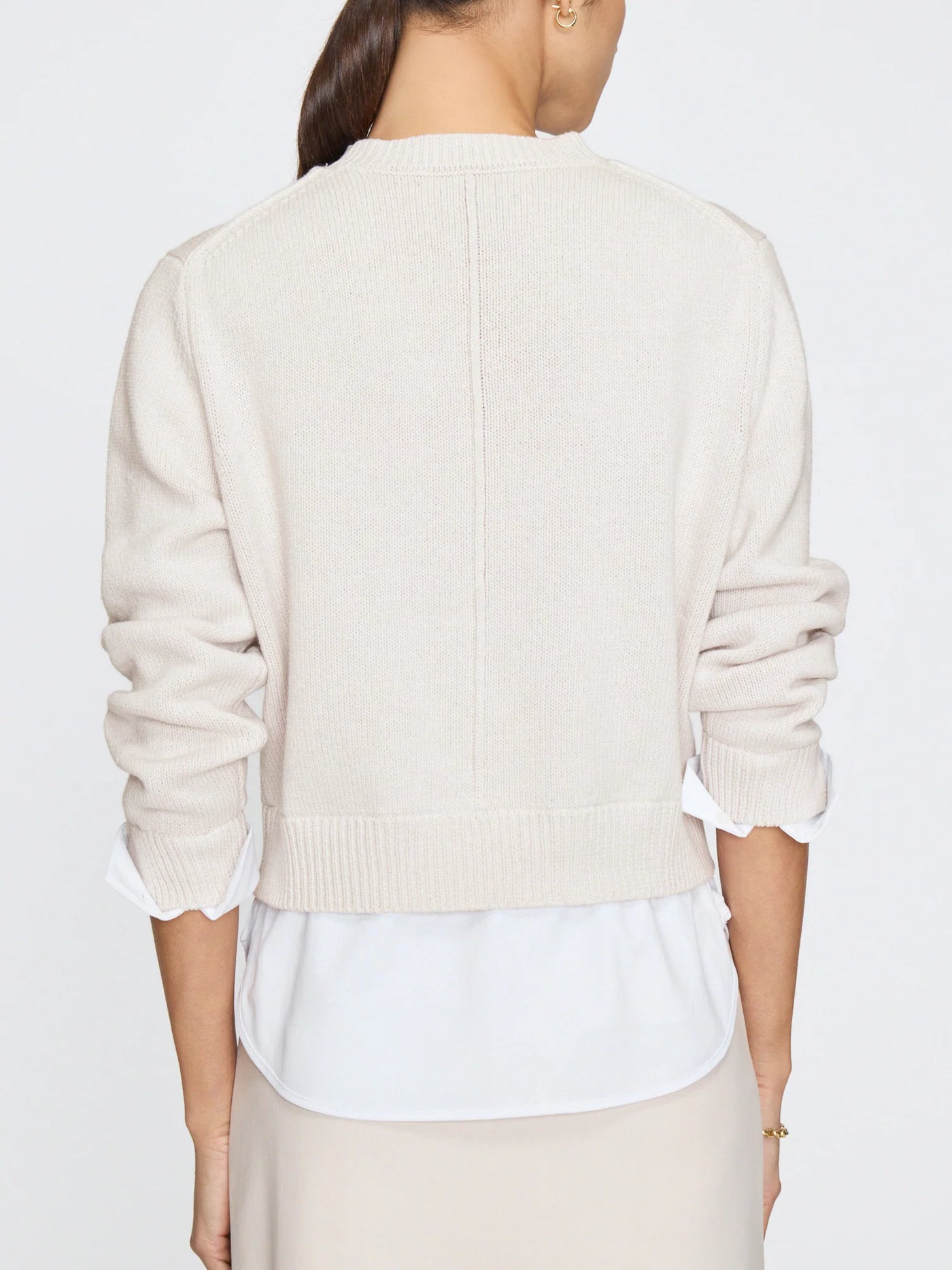 Brochu Walker Mason Looker Top Cloudy White