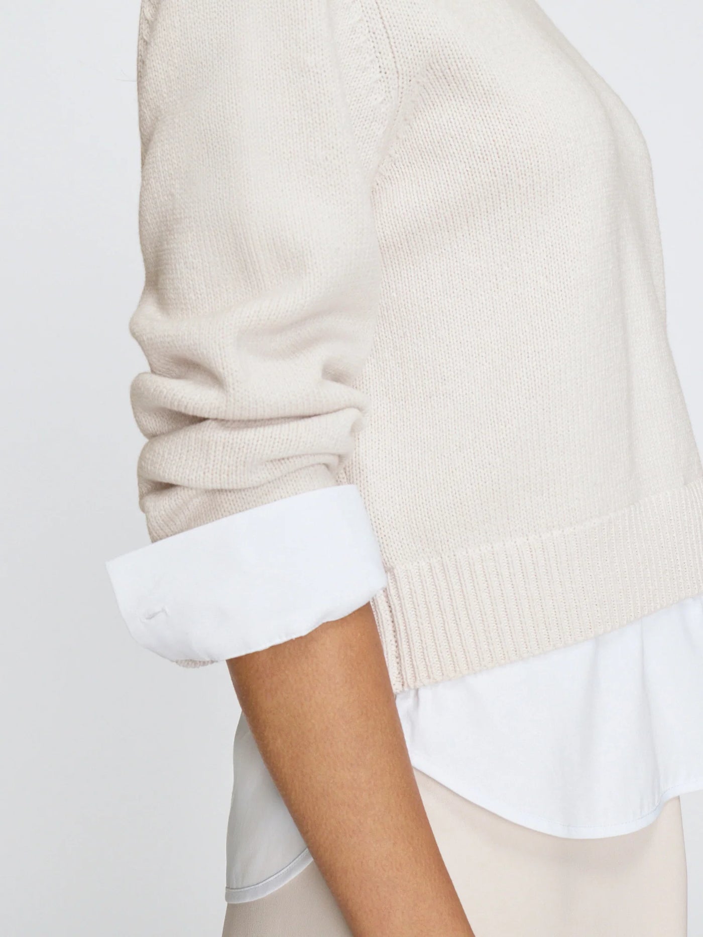 Brochu Walker Mason Looker Top Cloudy White