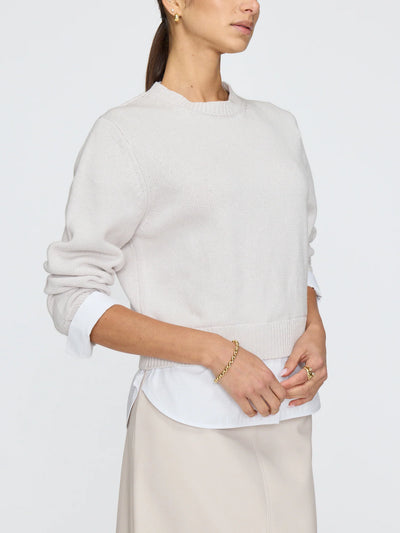 Brochu Walker Mason Looker Top Cloudy White