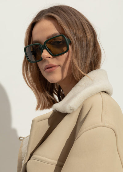Jacquemus Cabana Sunglasses Matte Green/Matte Silver
