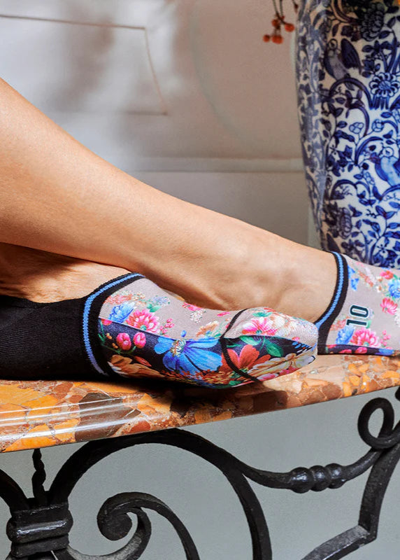 XPOOOS Footies Twinny Flowers