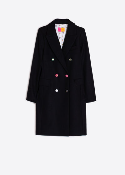 Vilagallo Lian Coat w/ Bee Buttons