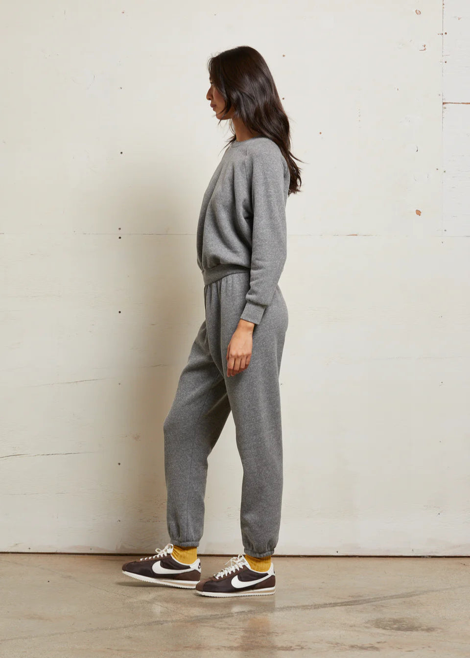 PWT Stevie Fleece Easy Sweatpants Dark Heather Grey