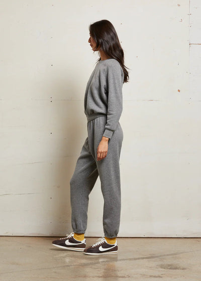 PWT Stevie Fleece Easy Sweatpants Dark Heather Grey