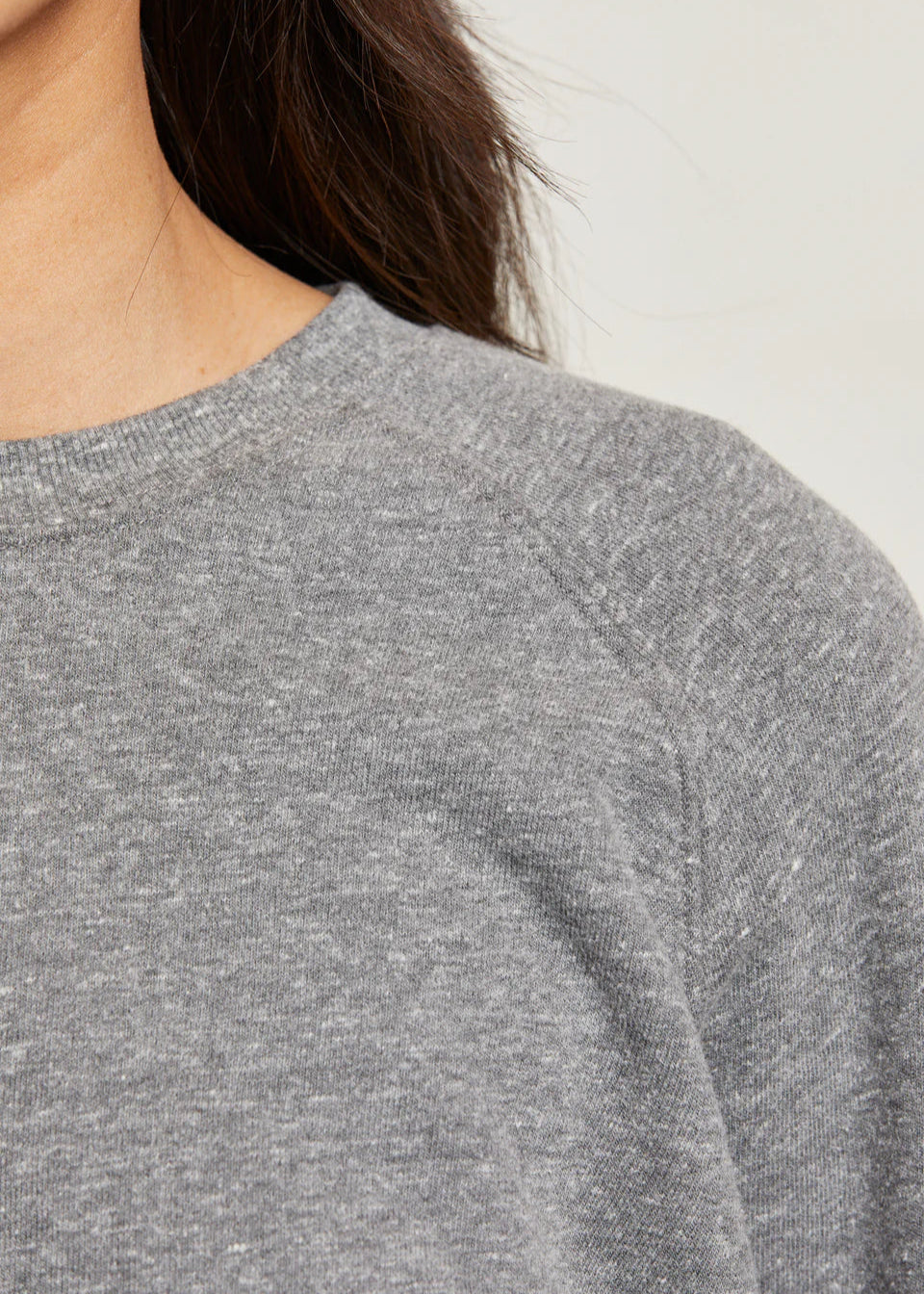 PWT Lennon Shrunken Sweatshirt Dark Heather Grey