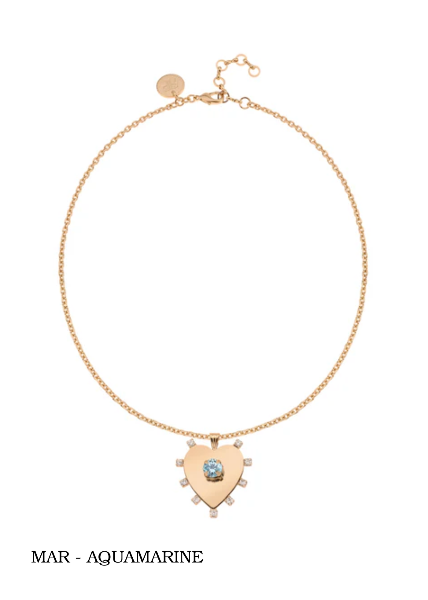 Rebekah Price Heart-Felt Birthstone Necklace