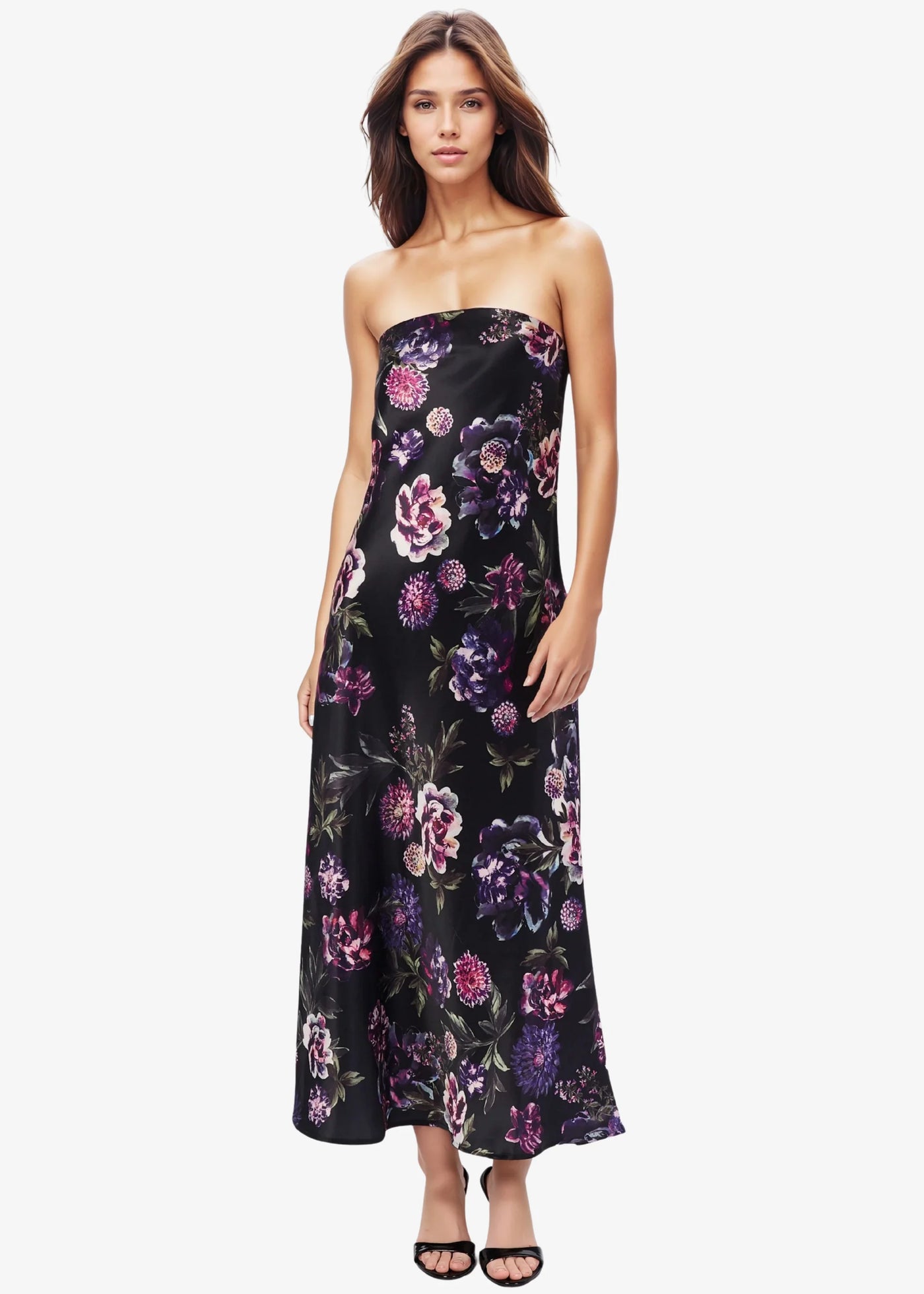 Cami Noelle Strapless Dress Dark & Stormy