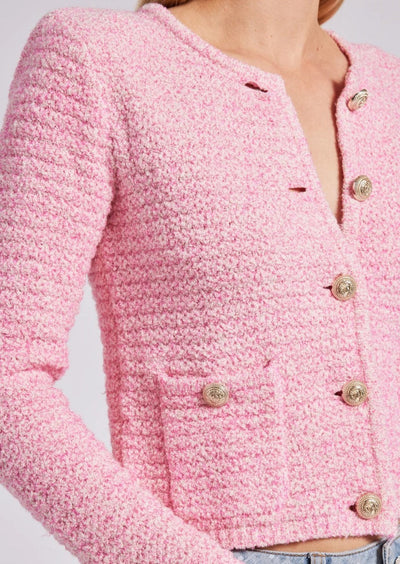 Generation Love Diana Jacket-style Short Cardigan - Pink