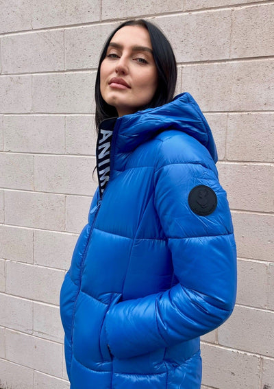 Save The Duck INES Hooded Jacket - Blue