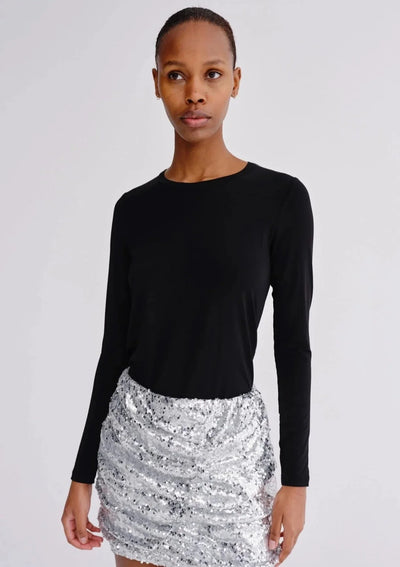 HERSKIND Barbara L/S Top - Black