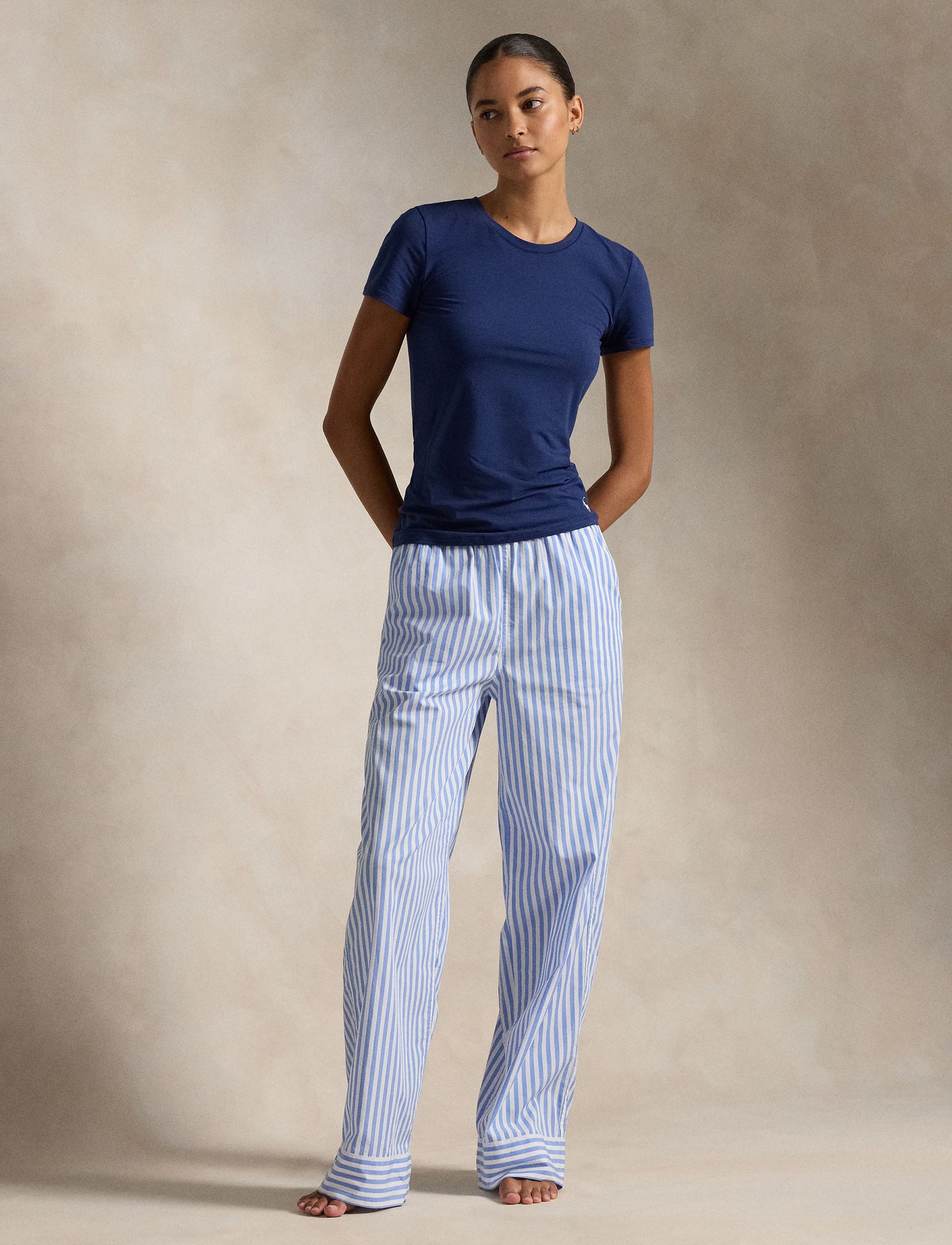 Polo Ralph Lauren STP Pant W/Logo Elastic Hydrangea