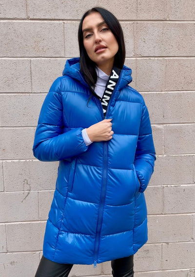 Save The Duck INES Hooded Jacket - Blue