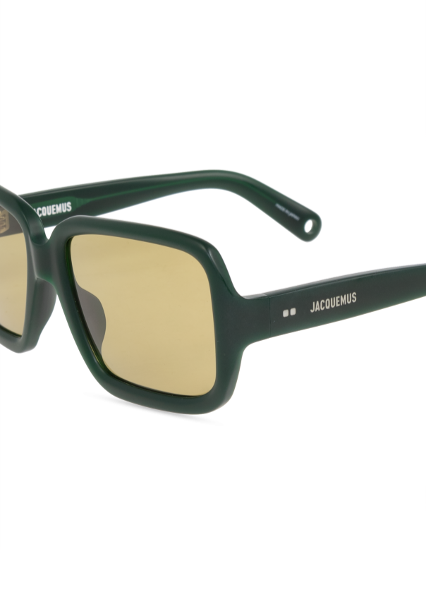 Jacquemus Cabana Sunglasses Matte Green/Matte Silver