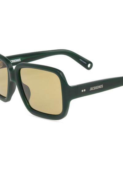 Jacquemus Cabana Sunglasses Matte Green/Matte Silver