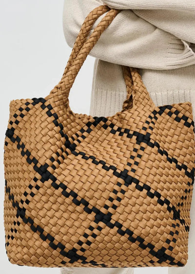 Sol and Selene Sky’s The Limit Medium Tote Sand Black