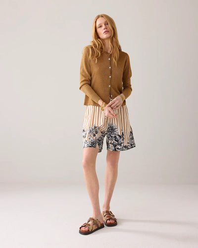 SUMMUM Shorts Border Print Multi