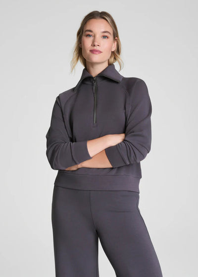Spanx Air Essential Half Zip Storm