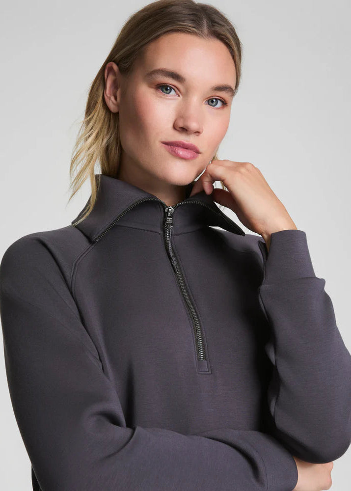 Spanx Air Essential Half Zip Storm