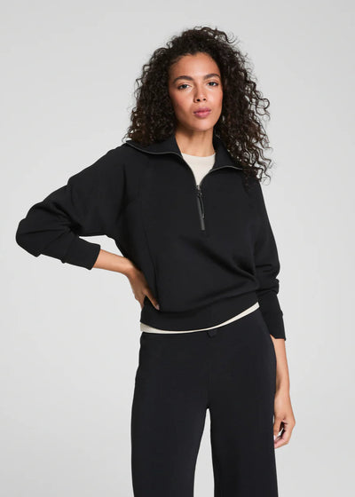 SpanX Air Essentials Half Zip Black