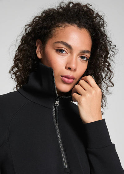 SpanX Air Essentials Half Zip Black