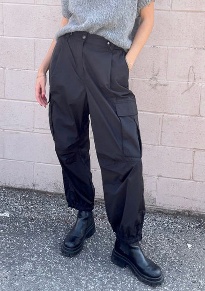 Birgitte Herskind Edwin Parachute Cargo Pants - Black