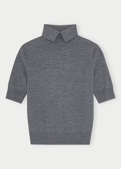 Herskind Perry Knit Blouse Grey