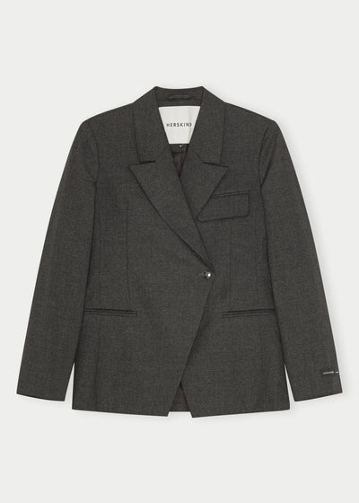 Herskind Oprah Regular Blazer Checks Grey