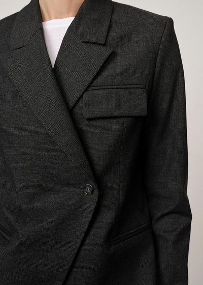 Herskind Oprah Regular Blazer Checks Grey