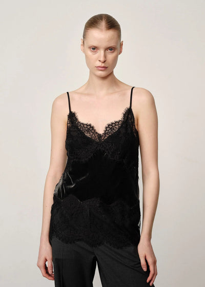 Herskind Gilly Silk Blend Top Grey