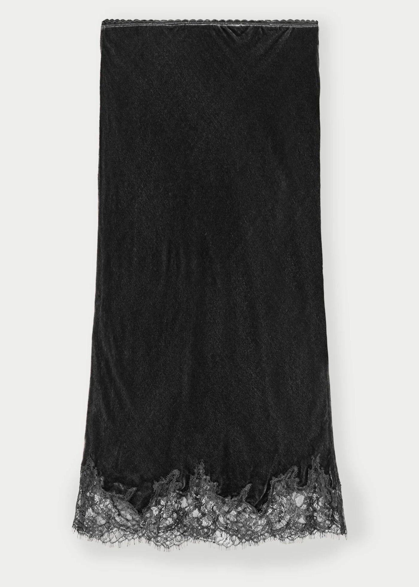 Herskind Tess  Velvet Skirt Grey
