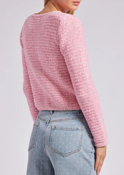 Generation Love Diana Jacket-style Short Cardigan - Pink