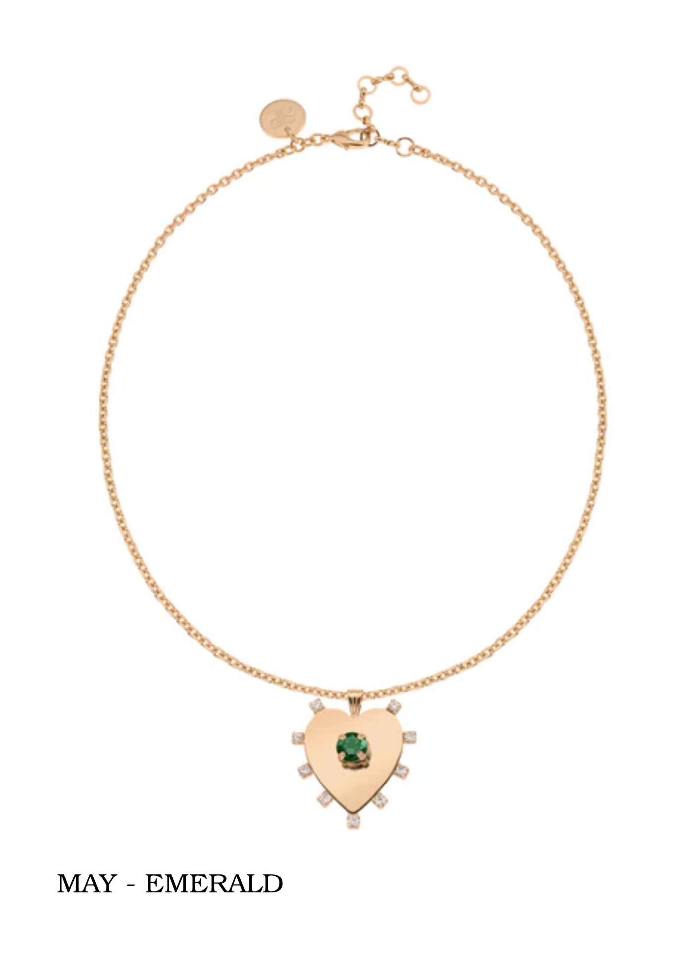 Rebekah Price Heart-Felt Birthstone Necklace