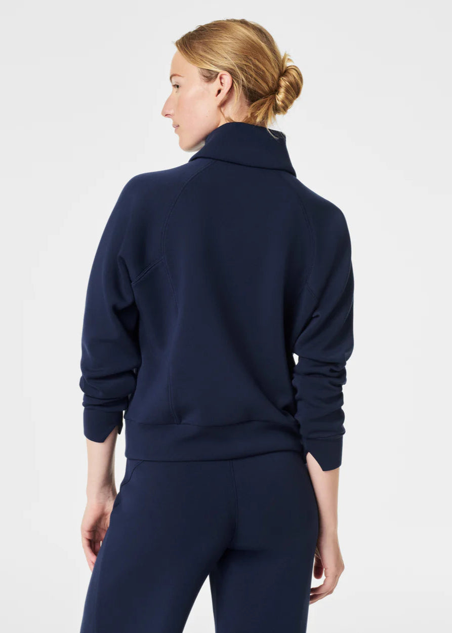 SpanX Air Essentials Half Zip Navy