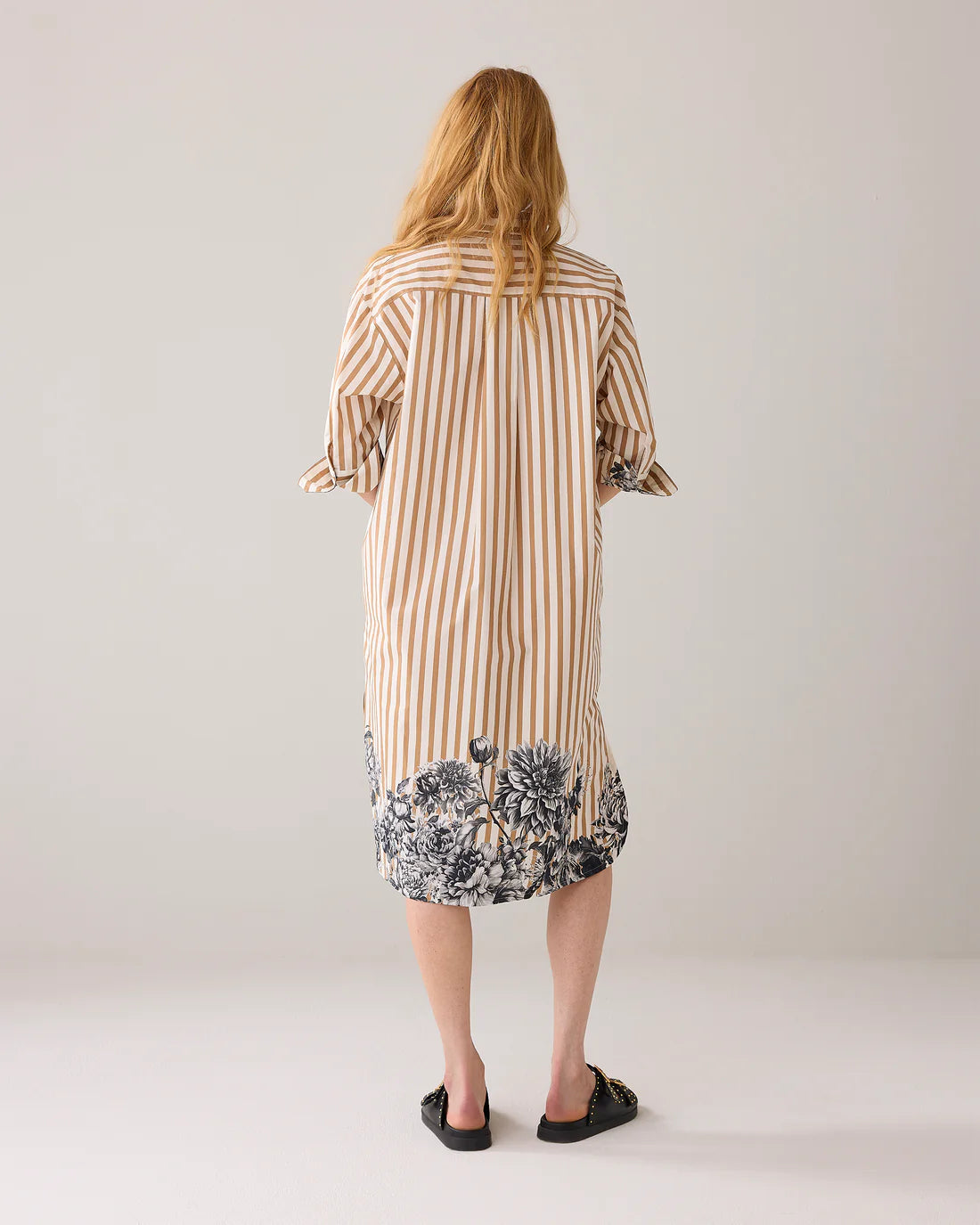 SUMMUM Dress Border Print Multi