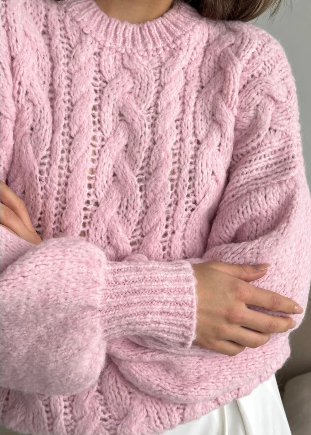 Charli Mara Sweater Powder Pink
